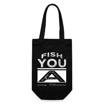 Beard Adorable Comic Happy Rod Cool Axie - Gift Bag for Bottles - black - Front
