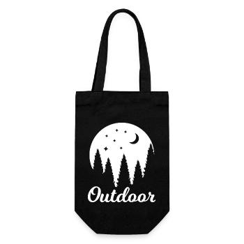 Adventure Travel Hiking Mountain - Gift Bag for Bottles - black - Front