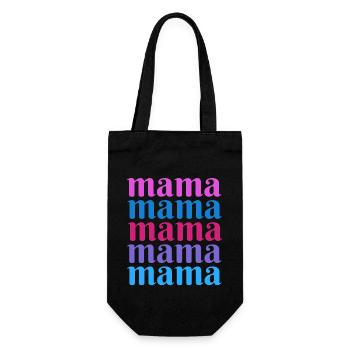 Maman - Sac à bouteille - noir - Devant