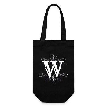 Lettre W (W) - Sac à bouteille - noir - Devant