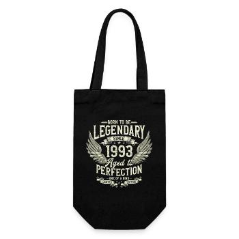 Légendaire depuis 1993 Vintage Vintage Anniversaire - Sac à bouteille - noir - Devant