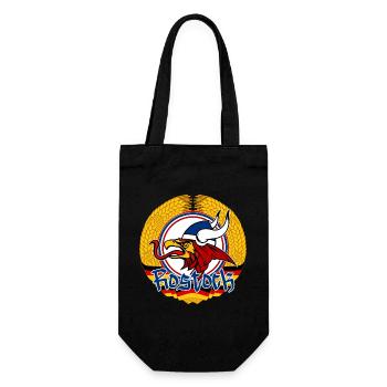 Rostock Rostocker DDR Ährenkranz - Geschenkbeutel für Flaschen - Schwarz - Vorne