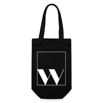 Lettre alphabet w - Sac à bouteille - noir - Devant
