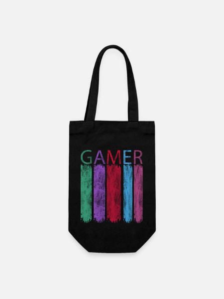 Spieler - Geschenkbeutel für Flaschen - Schwarz