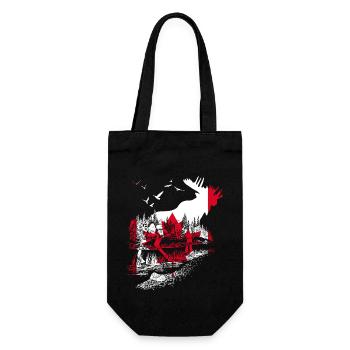 CANADA MOOSE - Gift Bag for Bottles - black - Front