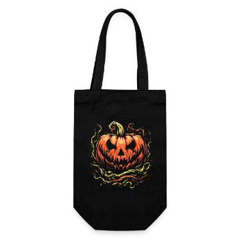 Halloween pumpkin - Gift Bag for Bottles - black - Front