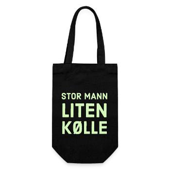 big man small club - Gift Bag for Bottles - black - Front