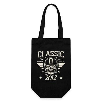 Cadeau D’anniversaire Classique Vintage Né en 2012 - Sac à bouteille - noir - Devant