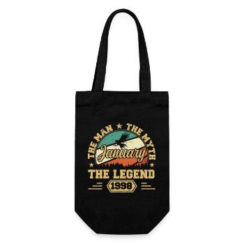 Les Legends sont nés en janvier 1998 - Sac à bouteille - noir - Devant