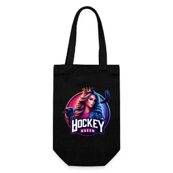 Reine du hockey - Sac à bouteille - noir - Devant