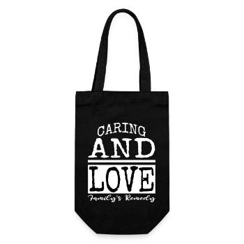 nursing profession birthday funny cool present - Gift Bag for Bottles - black - Front