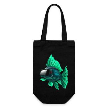 Fish_01 - Sac à bouteille - noir - Devant