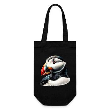 Puffin - Gift Bag for Bottles - black - Front