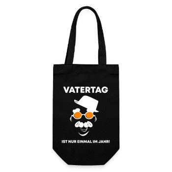 Father's Day Bo Artwork - Gift Bag for Bottles - black - Front