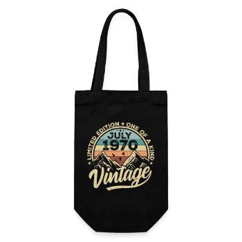 Born in July 1970 Born in July 1970 Born in July 1970 - Gift Bag for Bottles - black - Front