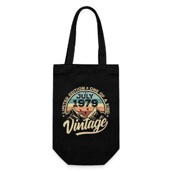Born in July 1979 Born in July 1979 Born in July 1979 - Gift Bag for Bottles - black - Front