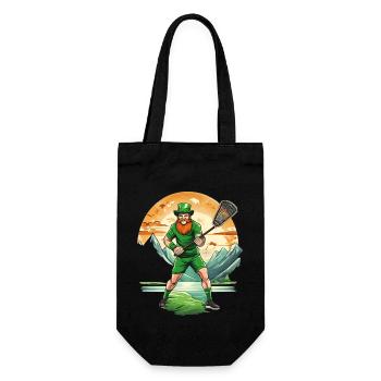 Crosse trèfle de la Saint-Patrick - Sac à bouteille - noir - Devant