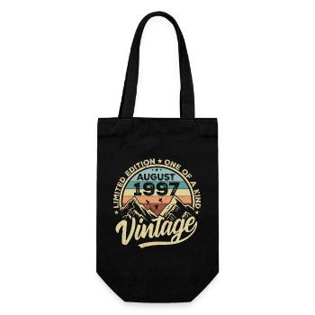 Anniversaire Août 1997 Cadeau d’anniversaire Août - Sac à bouteille - noir - Devant