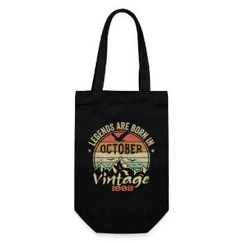 Awesome Since October 1995 - October 1995 Gift - Gift Bag for Bottles - black - Front