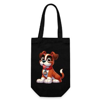 Boxer 2 - Geschenkbeutel für Flaschen - Schwarz - Vorne