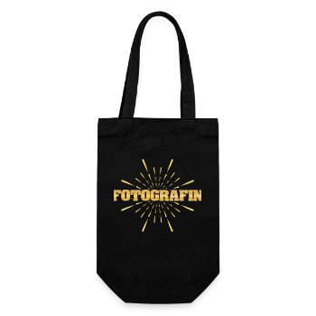 Photographer as a job - Gift Bag for Bottles - black - Front