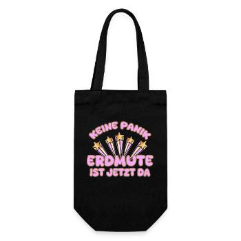 Woman's name Erdmute - Gift Bag for Bottles - black - Front