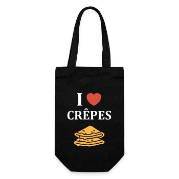 crêpe - Sac à bouteille - noir - Devant