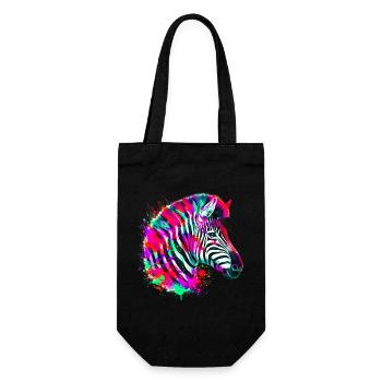 Zèbre - Sac à bouteille - noir - Devant