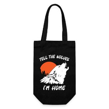 Dites aux loups que je suis chez moi - Sac à bouteille - noir - Devant