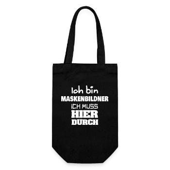Gift for makeup artist - Gift Bag for Bottles - black - Front