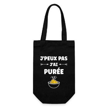 Purée - Sac à bouteille - noir - Devant