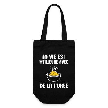 Purée - Sac à bouteille - noir - Devant