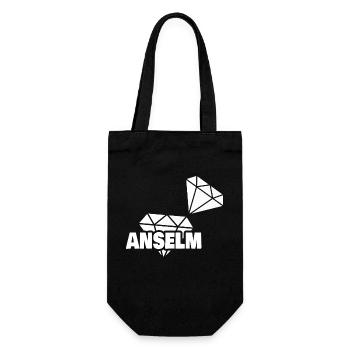 Anselme comme précieux - Sac à bouteille - noir - Devant
