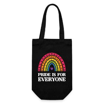 LGBT Pride Month - Pride is for Everyone - Gift Bag for Bottles - black - Front