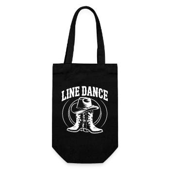 La danse en ligne : mon hobby - ma passion - mon truc - Sac à bouteille - noir - Devant