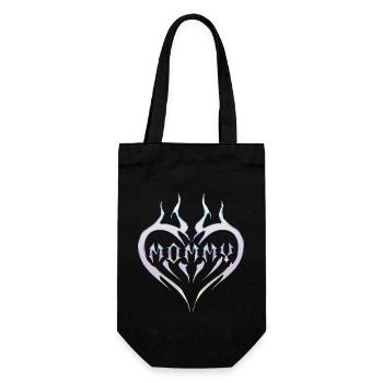 Tribal Heart Tattoo for Emo and Goth - Gift Bag for Bottles - black - Front