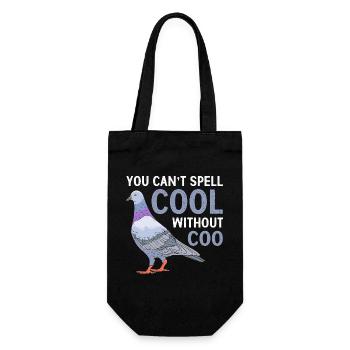 Pigeon Race Pigeon Pigeons - Gift Bag for Bottles - black - Front