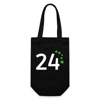 24 - Gift Bag for Bottles - black - Front