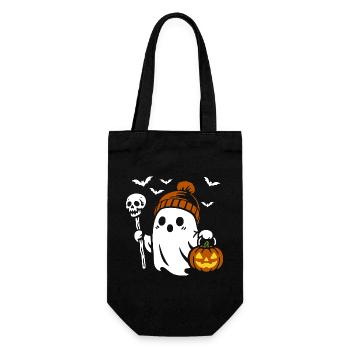Fantôme, Costume de fête d’Halloween - Citrouille - Sac à bouteille - noir - Devant