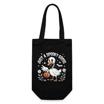 Just a Spooky Goose - Gift Bag for Bottles - black - Front