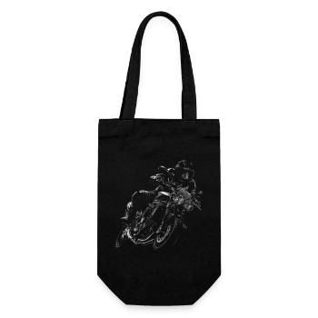 motorcycle - Gift Bag for Bottles - black - Front