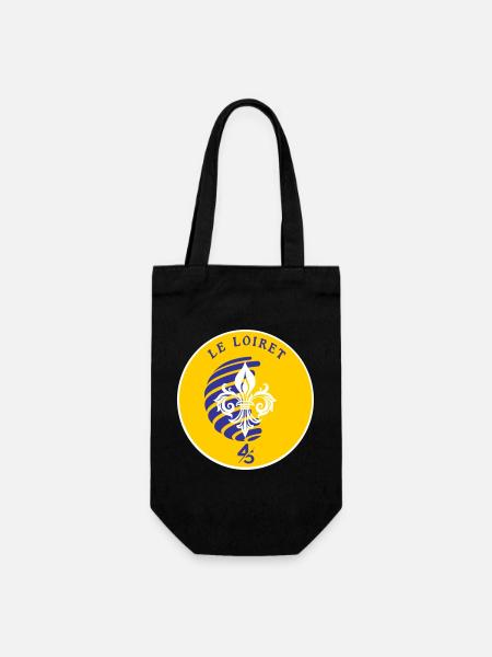 Fleur de Lys Loiret 45 - Sac à bouteille - noir