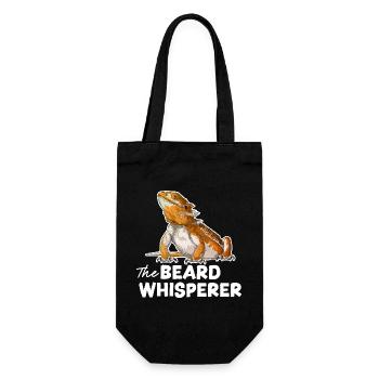 The Beard Whisperer - Gift Bag for Bottles - black - Front