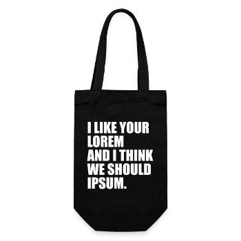 Perfect humor for graphic designers, web designers - Gift Bag for Bottles - black - Front