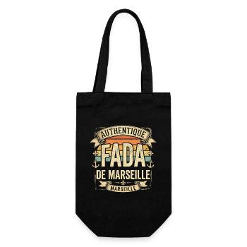 Fada de Marseille Humour Marseillais sud Provence - Sac à bouteille - noir - Devant