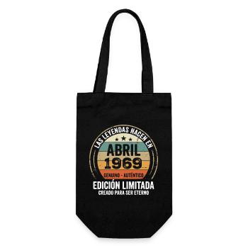 Avril 1969 Cadeau 57e Anniversaire Avril 1969 - Sac à bouteille - noir - Devant