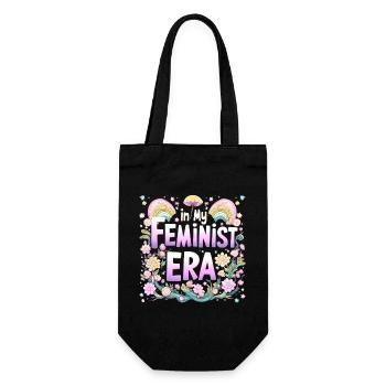 In my Feminist Era - psychedelic - Gift Bag for Bottles - black - Front