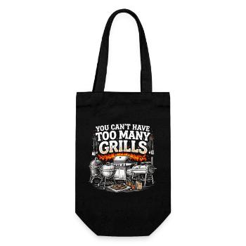 Barbecue Humour Grill Master Papa Cadeau - Sac à bouteille - noir - Devant