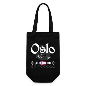 Souvenir de voyage Oslo Norway Streetwear - Sac à bouteille - noir - Devant