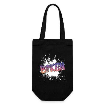 BikeKen Splash Gradient - Geschenkbeutel für Flaschen - Schwarz - Vorne